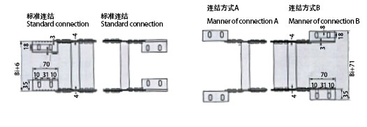 TL80型鋼鋁拖鏈安裝尺寸圖2